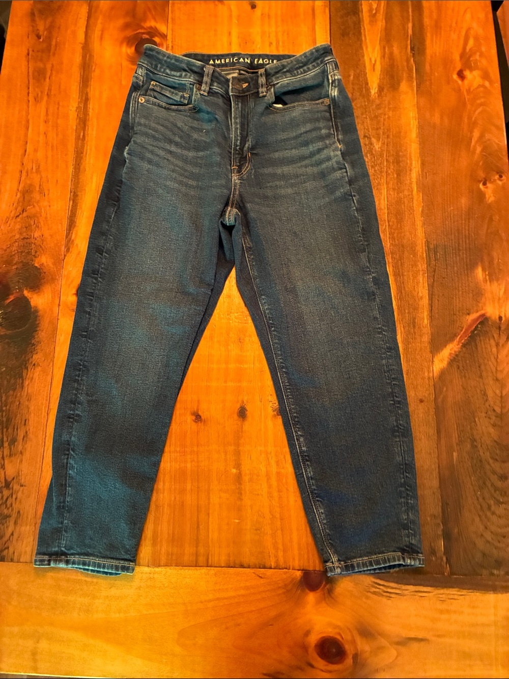 American Eagle Outfitters Dark Blue Slim Straight Jeans
